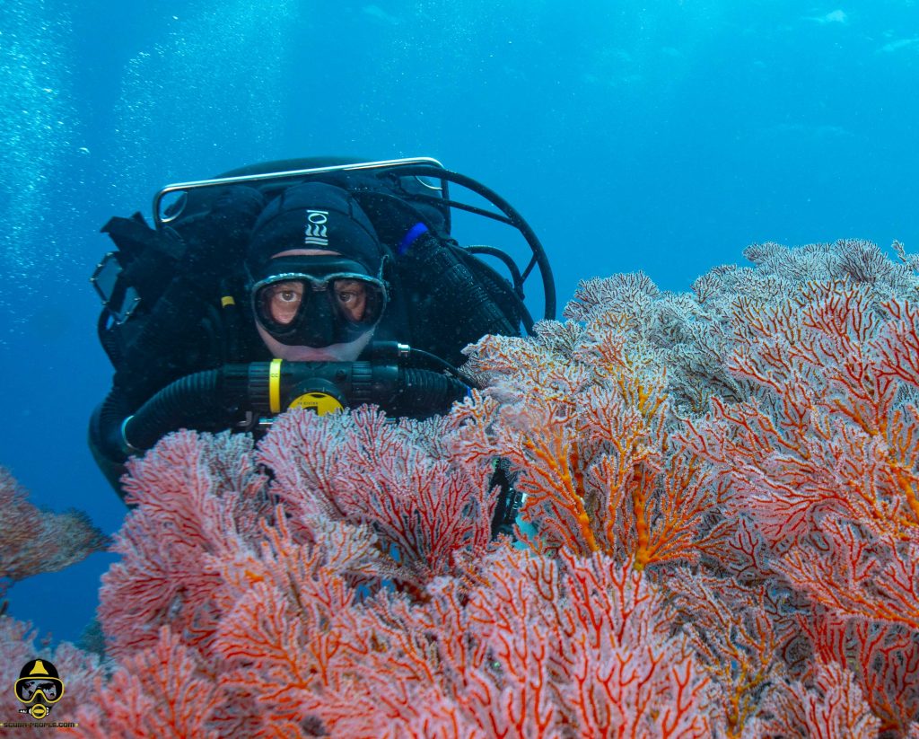 bali trek di immersione è scuba persone recyler